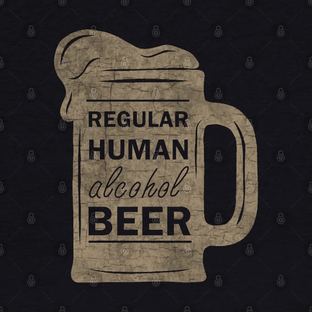 Regular Human Alcohol Beer by valentinahramov